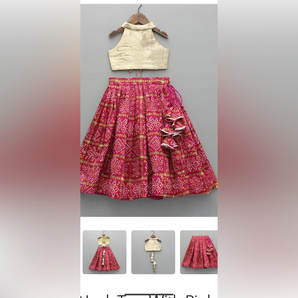 🤩Indian tow pieces set for kids 🤩